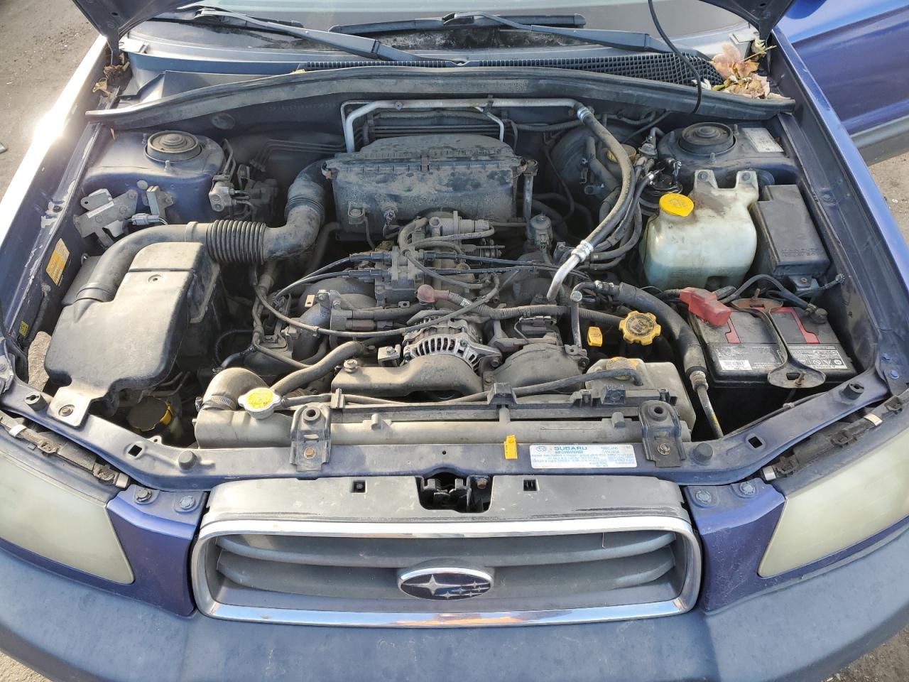 2004 Subaru Forester VIN JF1SG63694H705254 Copart auction photo, all over / hail damage thumbnail 11