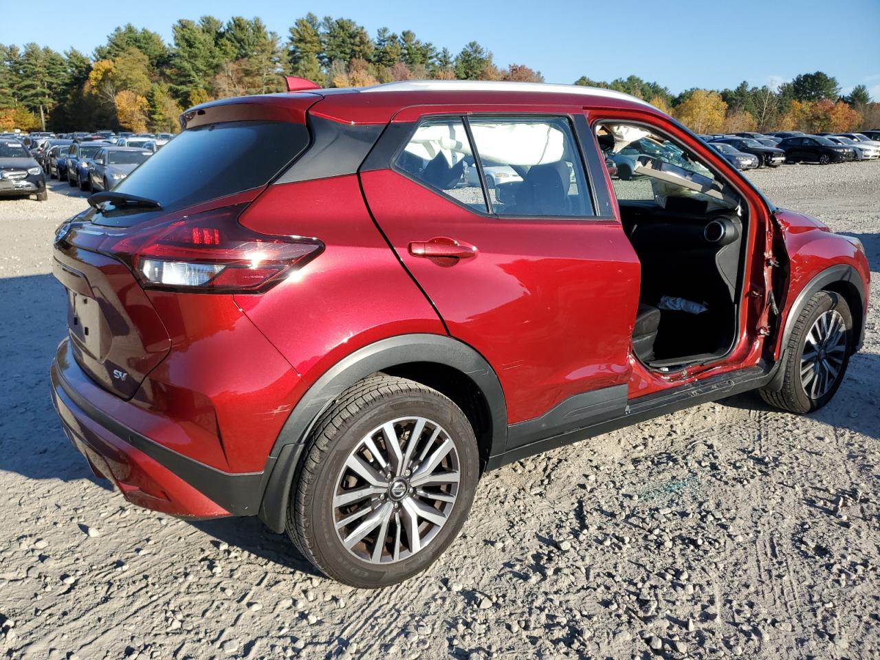 2021 Nissan Kicks VIN 3N1CP5CV5ML497586 Copart auction photo, side damage thumbnail 3