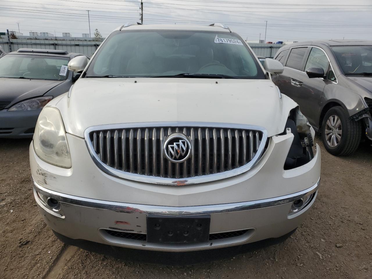 2010 Buick Enclave VIN 5GALVBED9AJ174247 Copart auction photo, front end / side damage thumbnail 5
