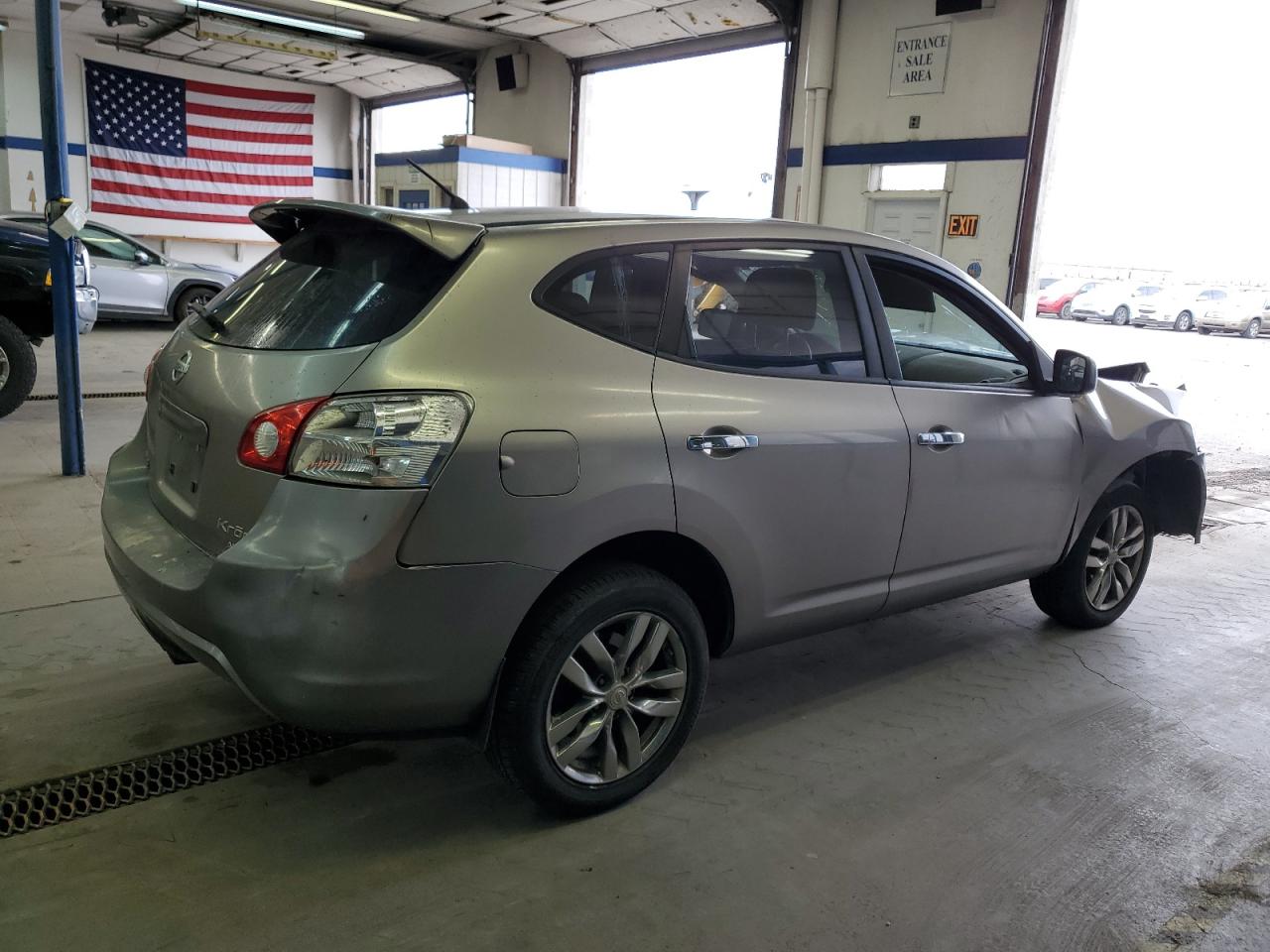 2010 Nissan Rogue VIN JN8AS5MV4AW131517 Copart auction photo, front end / side damage thumbnail 3