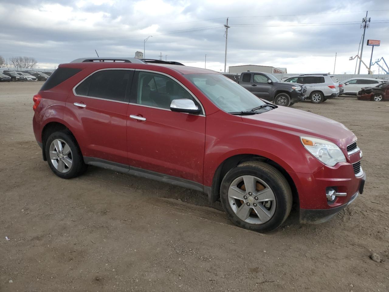 2013 Chevrolet Equinox VIN 2GNFLGEK0D6302090 Copart auction photo, front end damage thumbnail 4