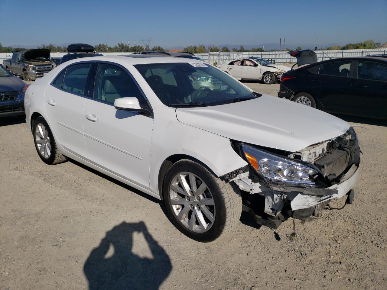 2013 Chevrolet Malibu VIN 1G11G5SX6DF185027 Copart auction photo, front end damage thumbnail 4