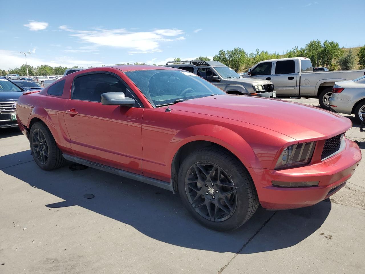 2007 Ford Mustang VIN 1ZVFT80N275289212 Copart auction photo, rear end / front end damage thumbnail 4
