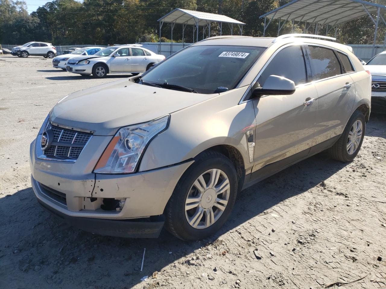 2010 Cadillac SRX VIN 3GYFNAEY0AS590821