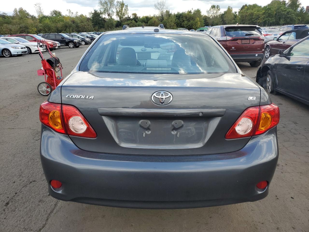 2010 Toyota Corolla VIN 2T1BU4EE9AC219877 Copart auction photo, front end damage thumbnail 6