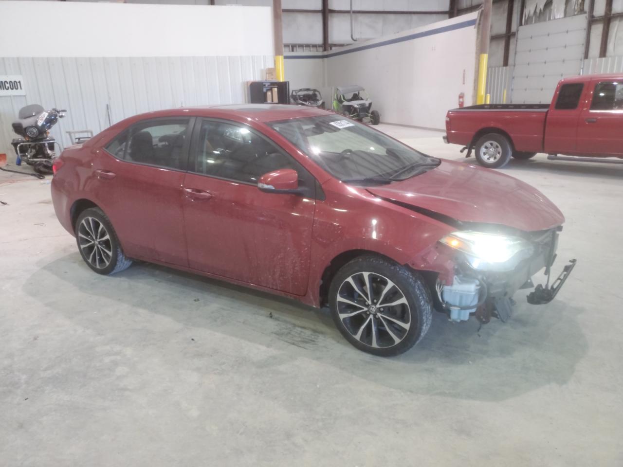 2017 Toyota Corolla VIN 2T1BURHE7HC783319 Copart auction photo, front end damage thumbnail 4
