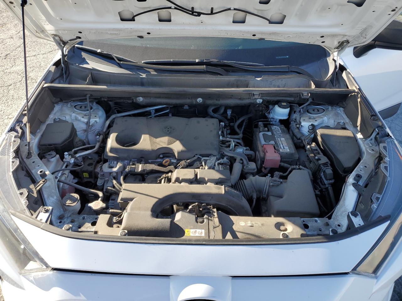 2019 Toyota RAV 4 VIN 2T3H1RFV0KW030427 Copart auction photo, rear end damage thumbnail 12