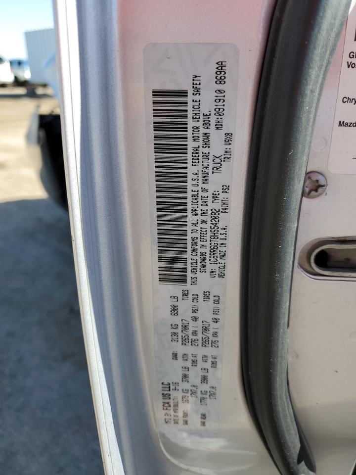 2017 RAM 1500 VIN 1C6RR6GT8HS542082 Copart auction photo, front end / minor dent/scratches damage thumbnail 15