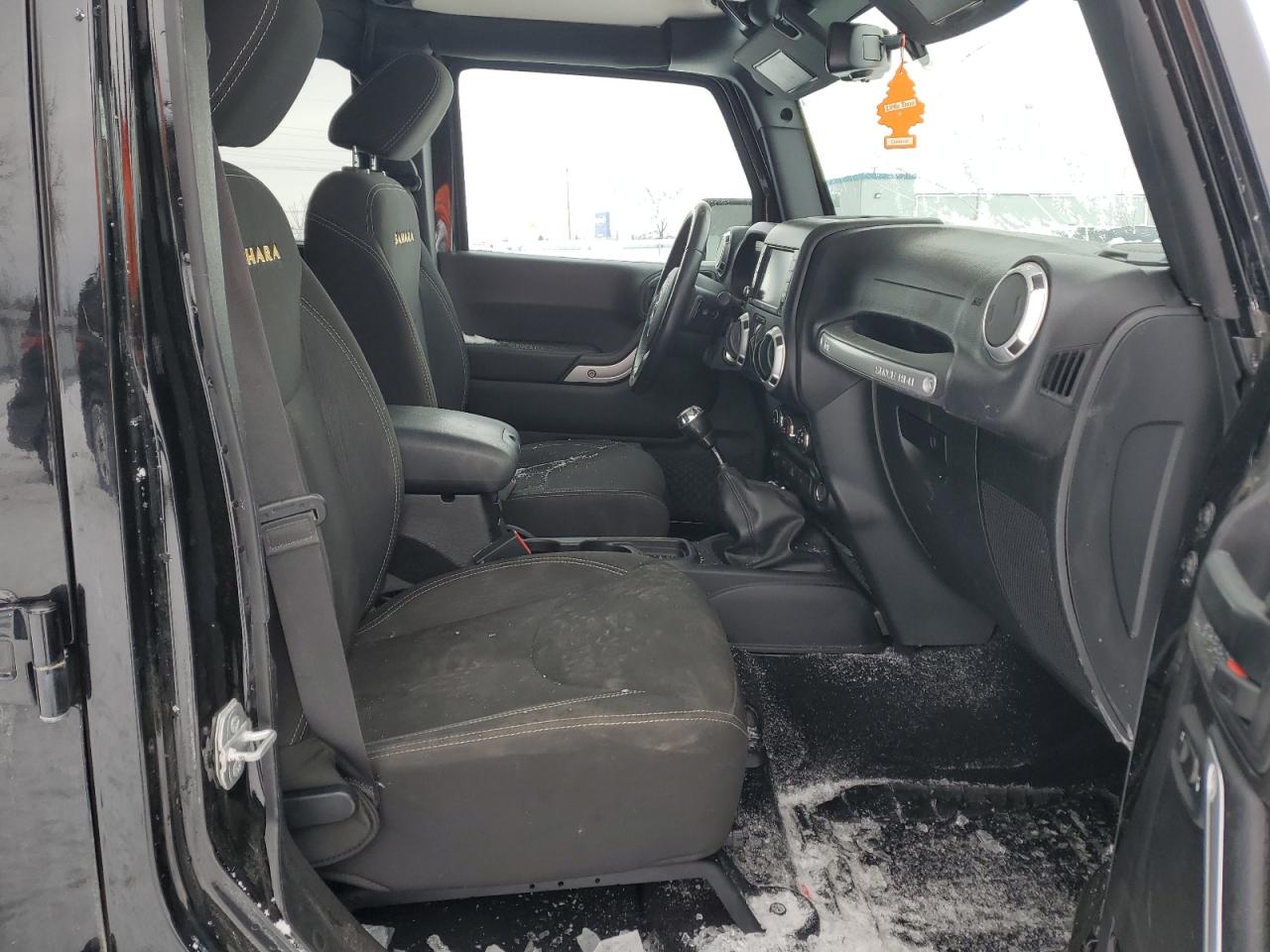 2016 Jeep Wrangler VIN 1C4BJWEGXGL112604 Copart auction photo, undercarriage / front end damage thumbnail 7