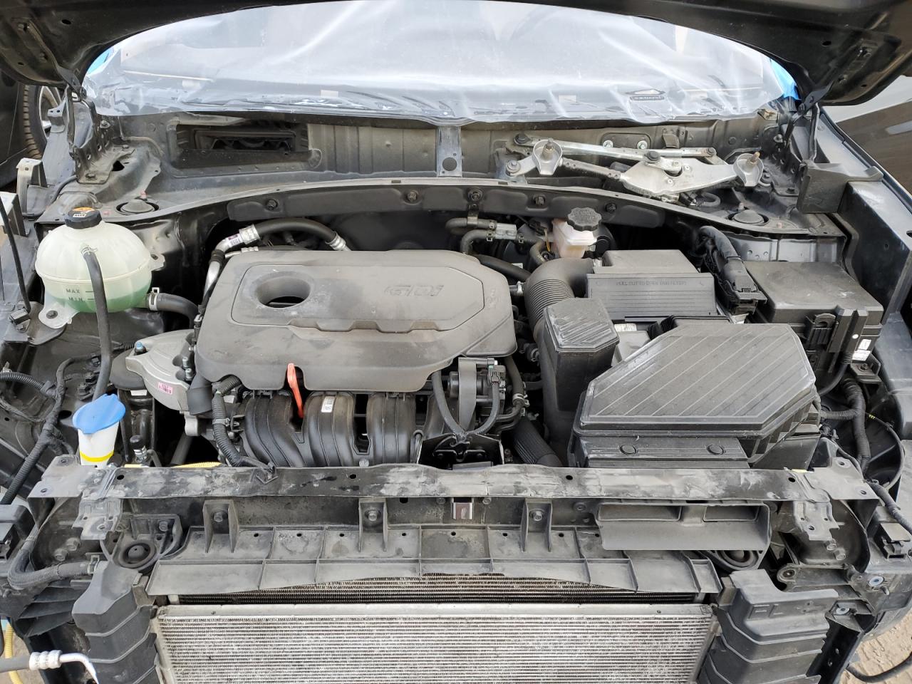 2020 Hyundai Tucson VIN KM8J3CAL4LU274476 Copart auction photo, front end / side damage thumbnail 12