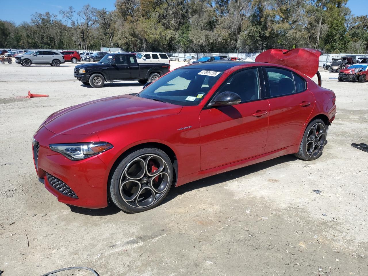 2022 Alfa Romeo Giulia VIN ZARFANBN0N7660752 - Copart auction photo