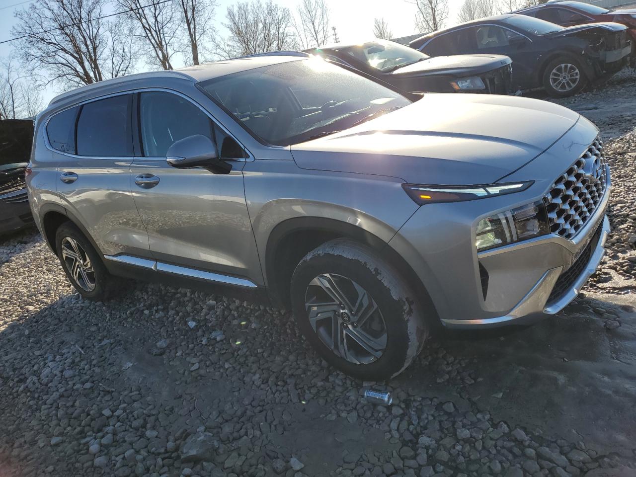 2022 Hyundai Santa Fe VIN 5NMS6DAJ6NH386193 Copart auction photo, side damage thumbnail 4