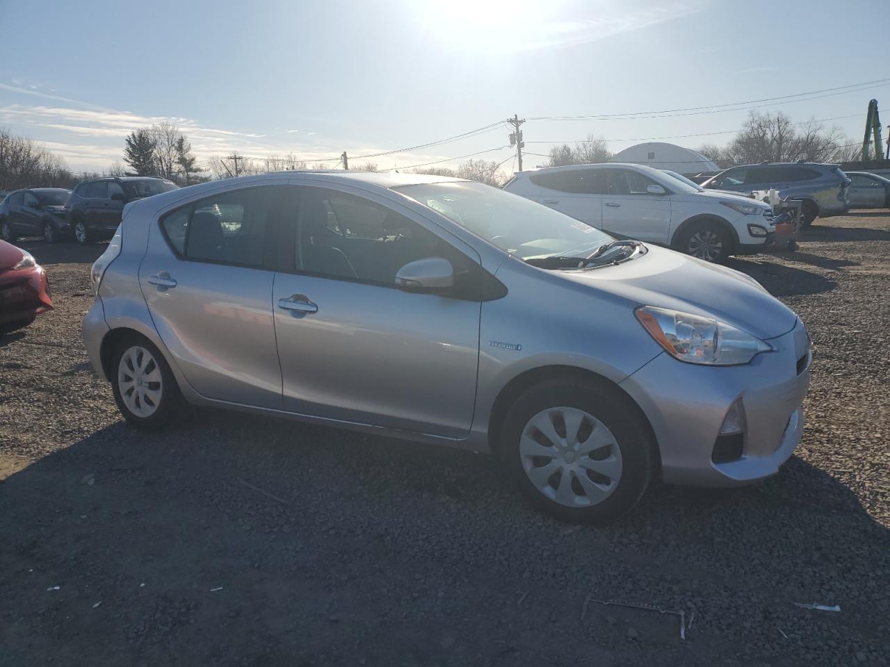 2014 Toyota Prius VIN JTDKDTB34E1563916 Copart auction photo, normal wear damage thumbnail 4