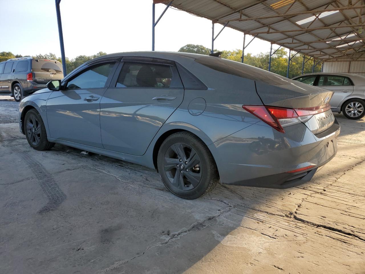 2022 Hyundai Elantra VIN KMHLM4AG2NU346549 Copart auction photo, rear end / side damage thumbnail 2