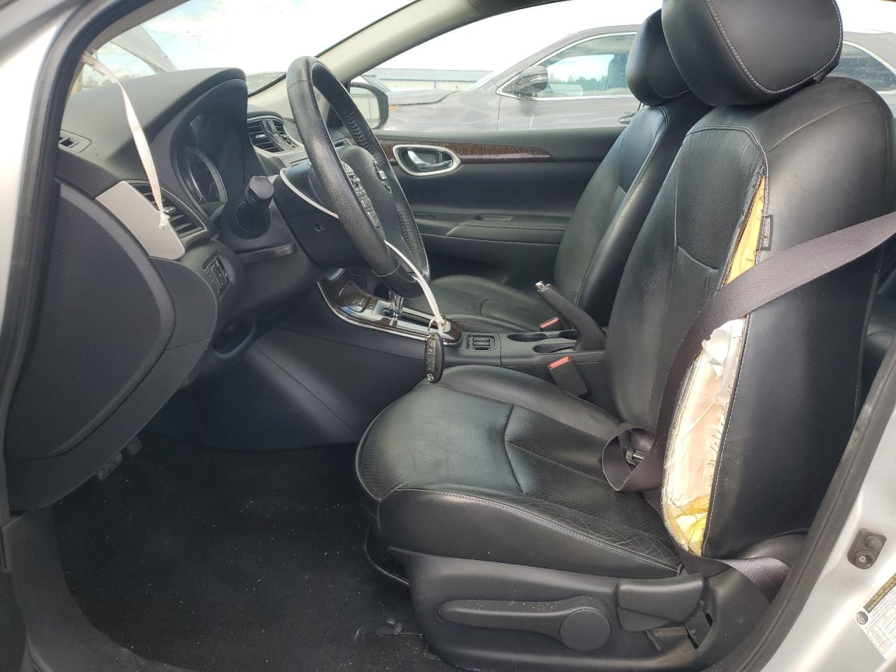 2014 Nissan Sentra VIN 3N1AB7AP7EY285847 Copart auction photo, side / front end damage thumbnail 7