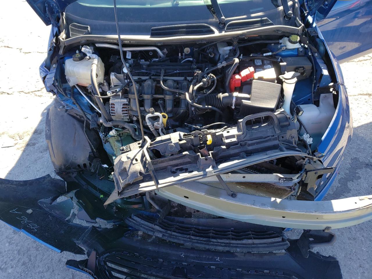 2019 Ford Fiesta VIN 3FADP4BJ2KM158212 Copart auction photo, front end damage thumbnail 12