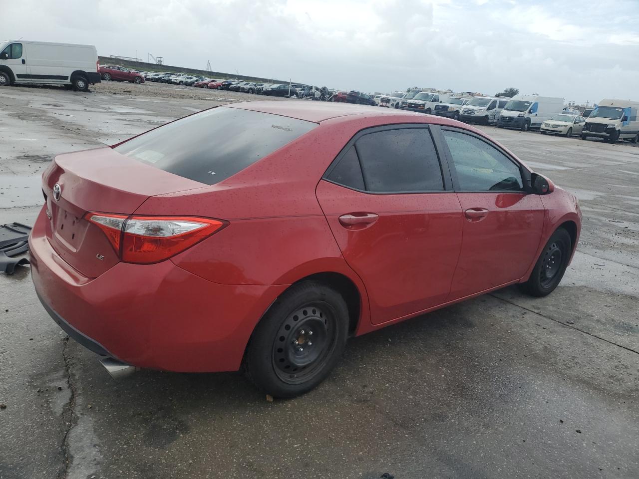 2015 Toyota Corolla VIN 2T1BURHE9FC298354 Copart auction photo, water/flood damage thumbnail 3