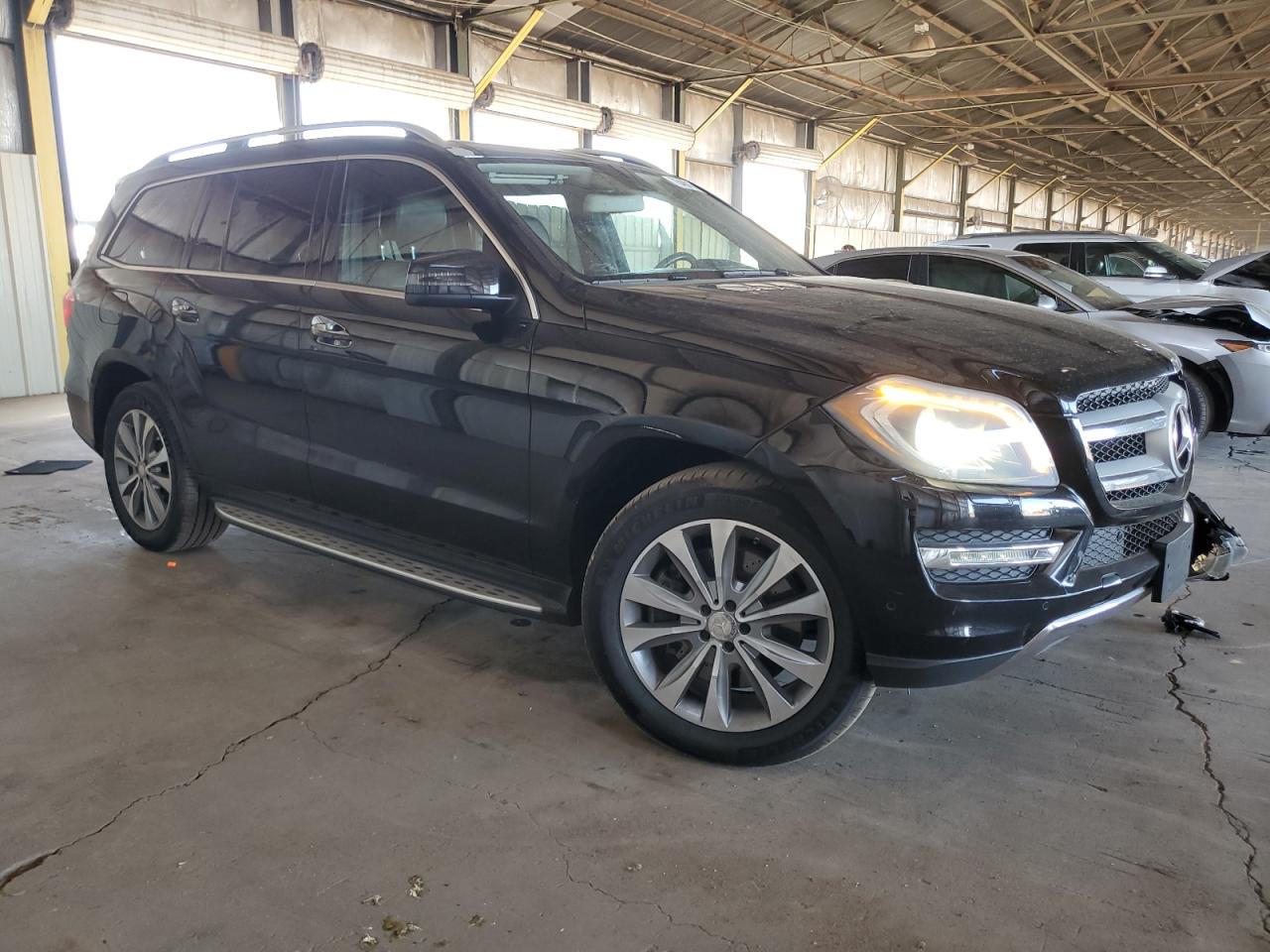 2014 Mercedes-Benz GL-klasse VIN 4JGDF7CE8EA272602 Copart auction photo, front end damage thumbnail 4