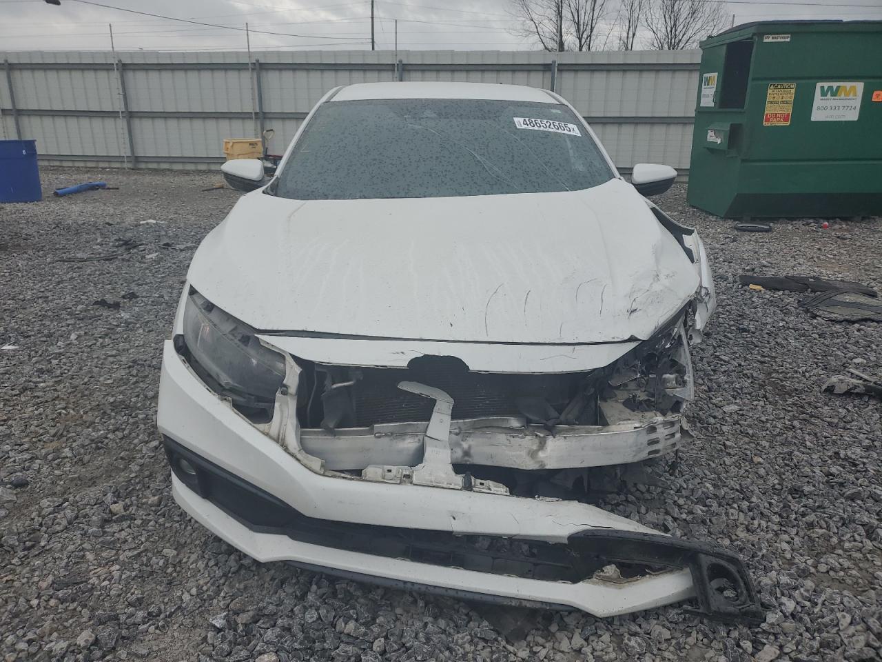 2019 Honda Civic VIN 19XFC2F82KE003051 Copart auction photo, front end damage thumbnail 5