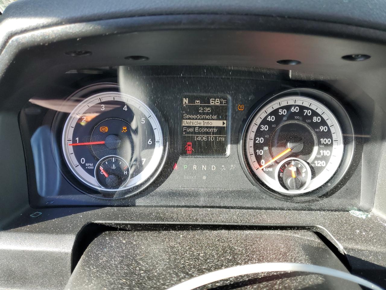 2014 RAM 1500 VIN 1C6RR7LT5ES169672 Copart auction photo, front end / undercarriage damage thumbnail 9