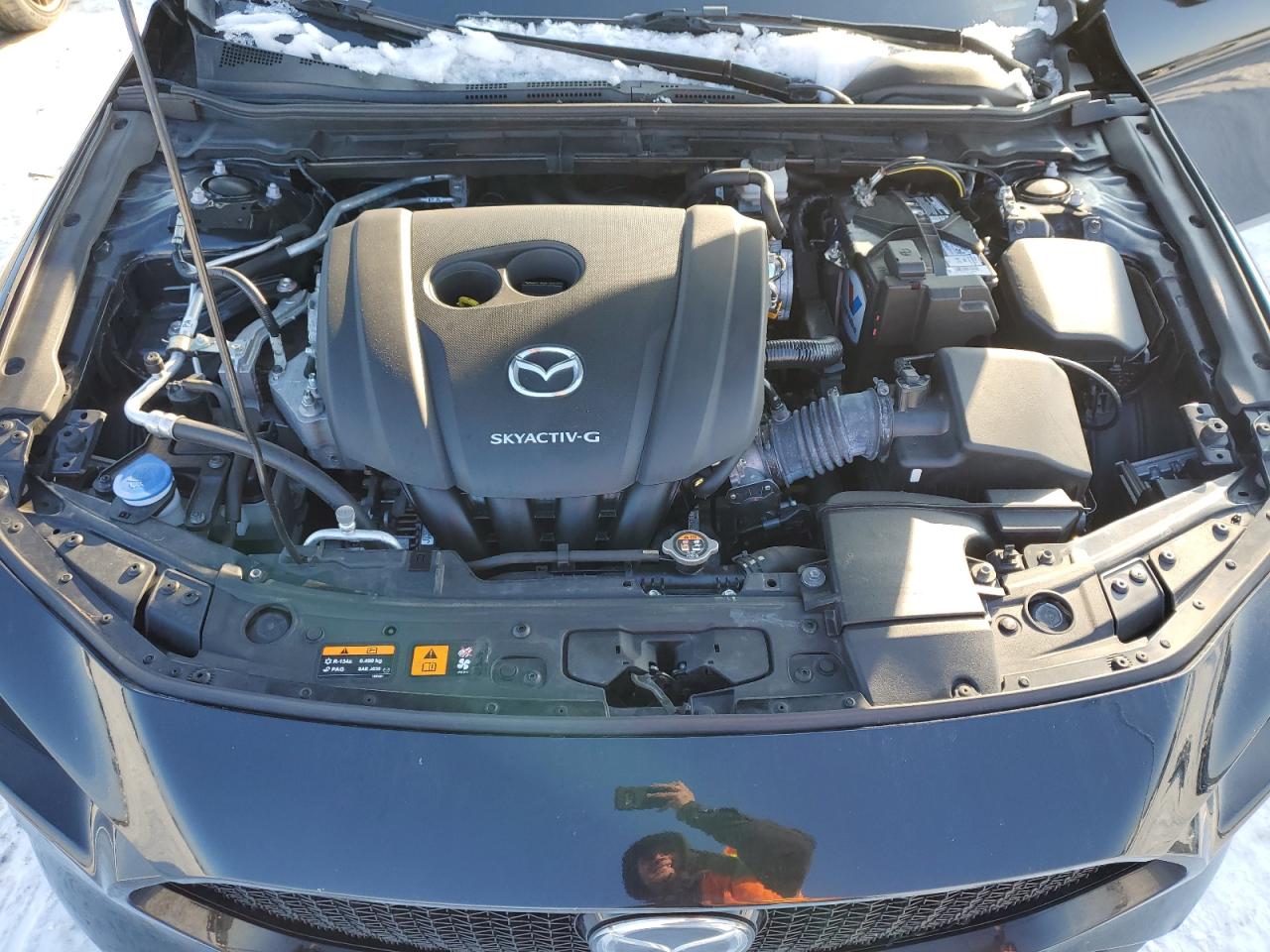 2019 Mazda 3 VIN JM1BPBNM0K1122477 Copart auction photo, minor dent/scratches damage thumbnail 11