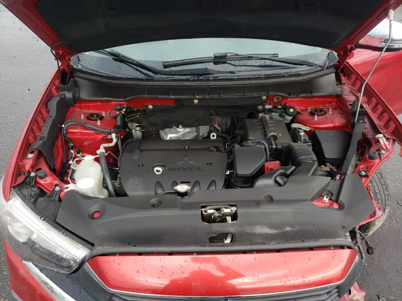 2017 Mitsubishi Outlander VIN JA4AR4AW1HZ040531 Copart auction photo, front end / undercarriage damage thumbnail 13