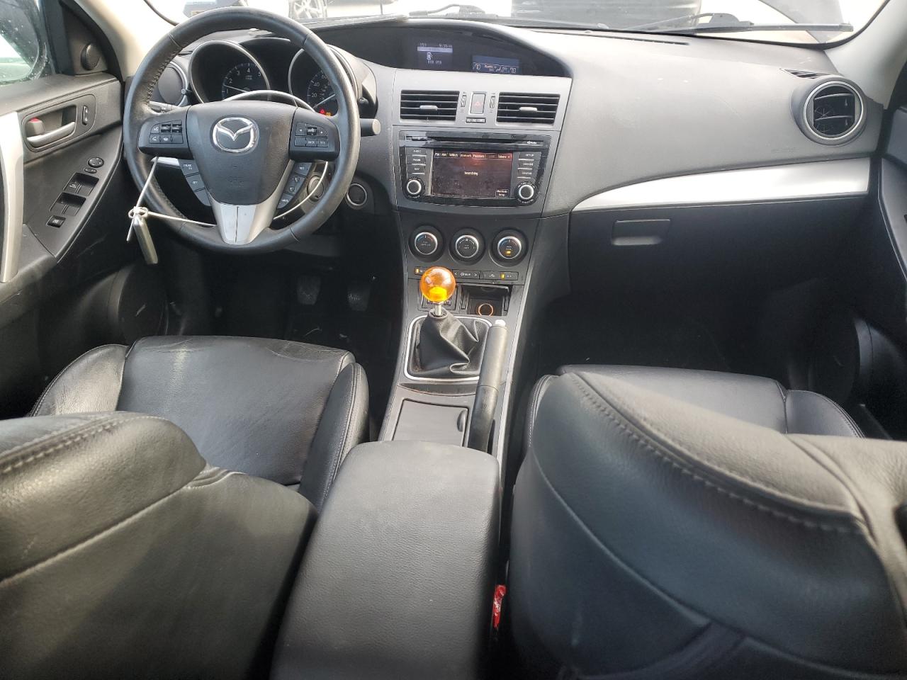 2013 Mazda 3 VIN JM1BL1WP1D1742398 Copart auction photo, front end / side damage thumbnail 8
