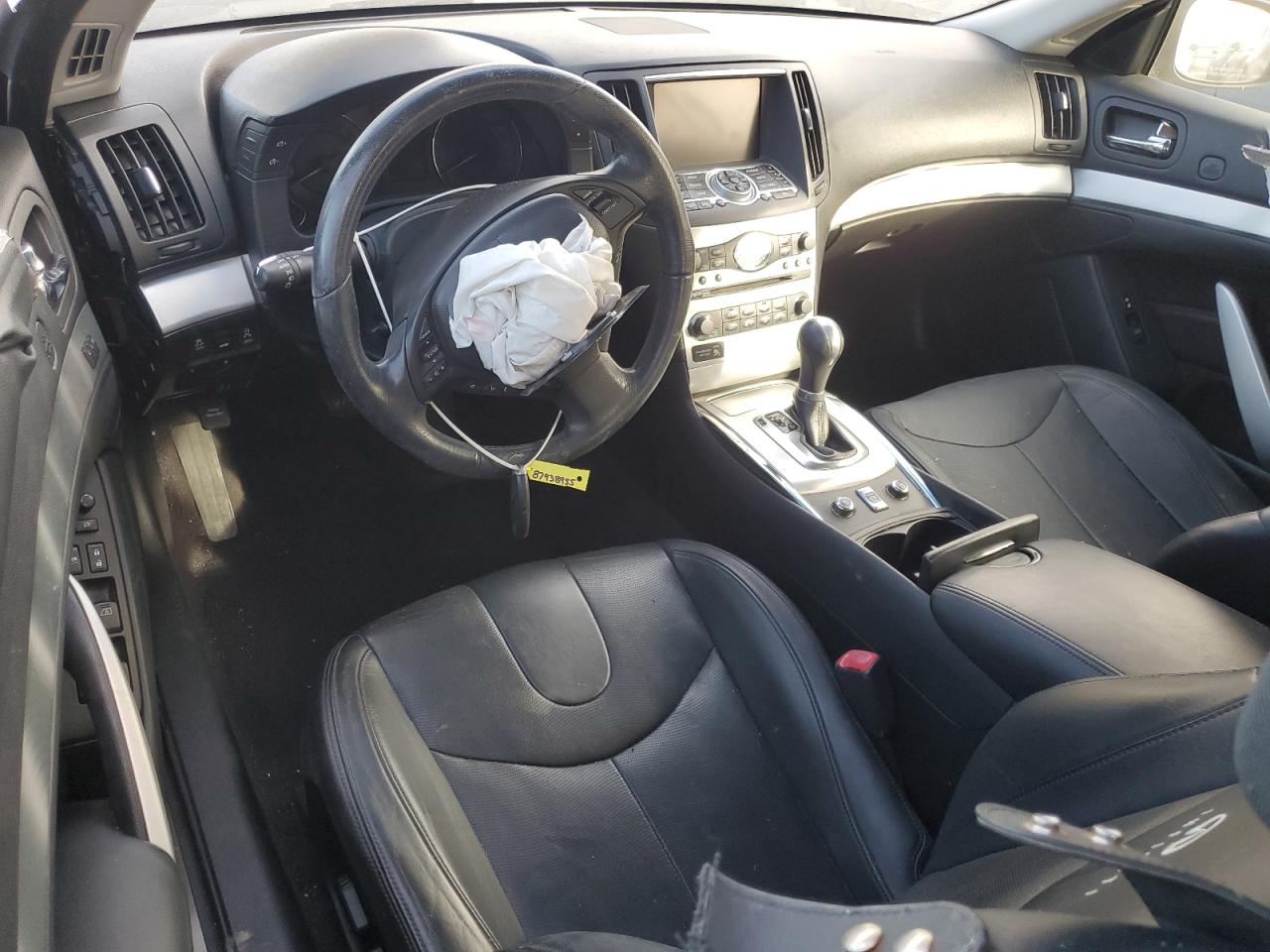 2014 Infiniti Q60 VIN JN1CV6FE9EM901049 Copart auction photo, front end / side damage thumbnail 8