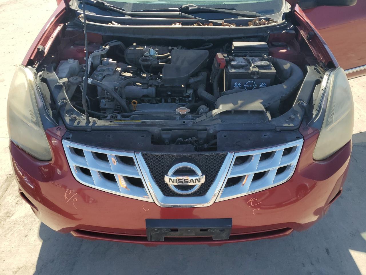 2014 Nissan Rogue VIN JN8AS5MT3EW617062 Copart auction photo, side damage thumbnail 12