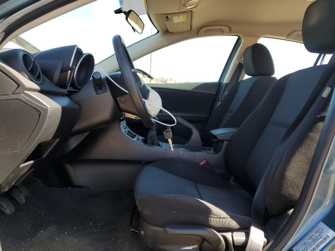 2010 Mazda 3 VIN JM1BL1SG4A1268481 Copart auction photo, front end / side damage thumbnail 7