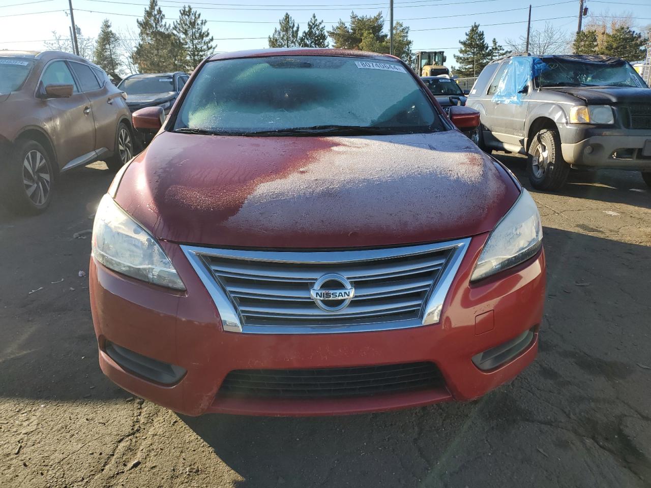 2014 Nissan Sentra VIN 3N1AB7AP7EL692970 Copart auction photo, side damage thumbnail 5