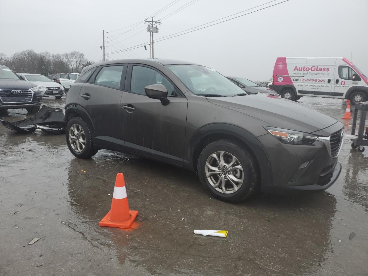 2018 Mazda CX-3 VIN JM1DKDB7XJ0317380 Copart auction photo, all over damage thumbnail 4