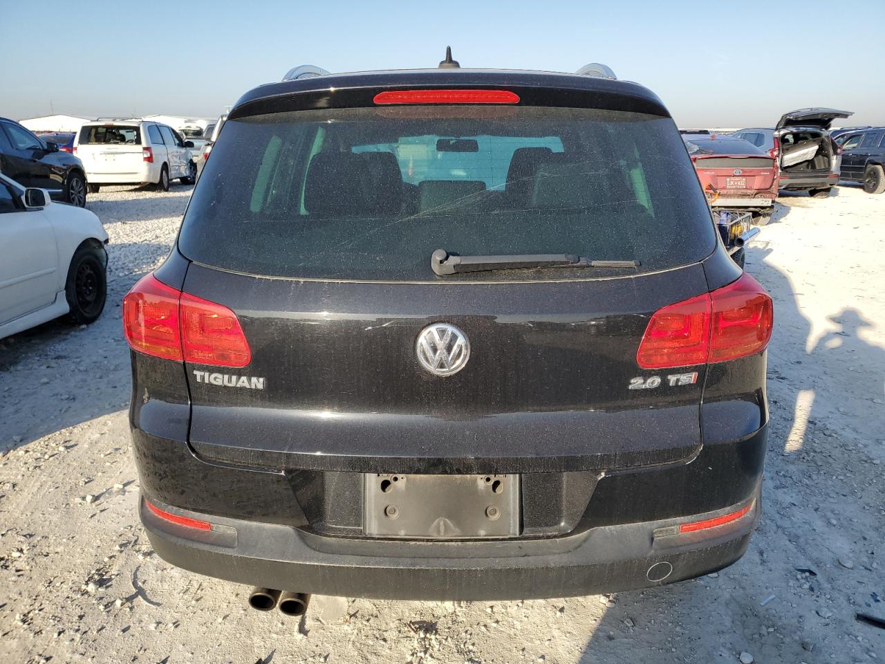 2015 Volkswagen Tiguan VIN WVGAV7AXXFW538149 Copart auction photo, front end / mechanical damage thumbnail 6