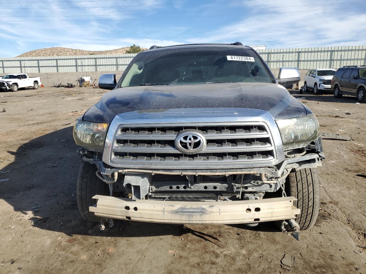 2008 Toyota Sequoia VIN 5TDBY68AX8S008472 Copart auction photo, front end / rear end damage thumbnail 5