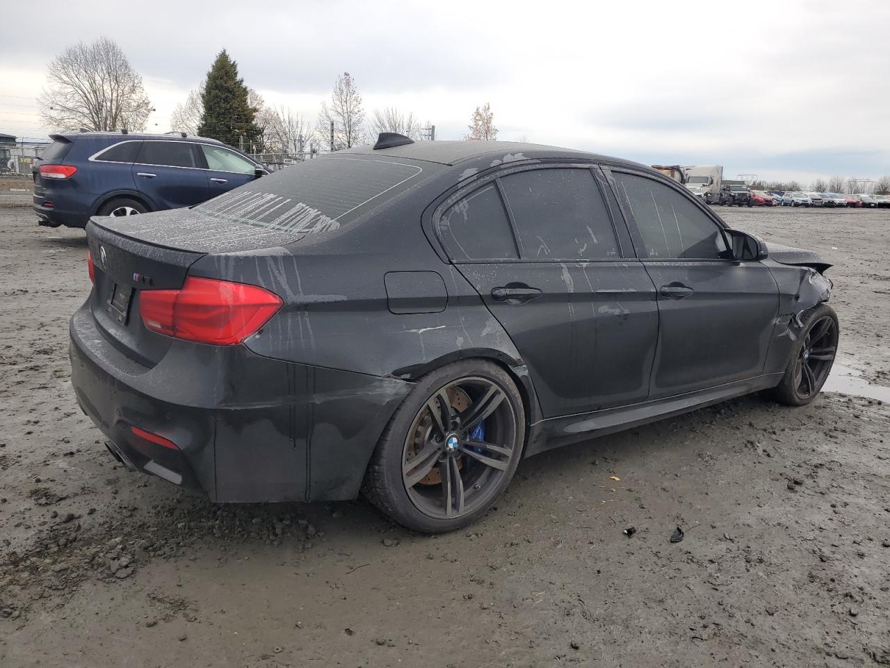 2017 BMW M3 VIN WBS8M9C57H5G83957 Copart auction photo, front end damage thumbnail 3