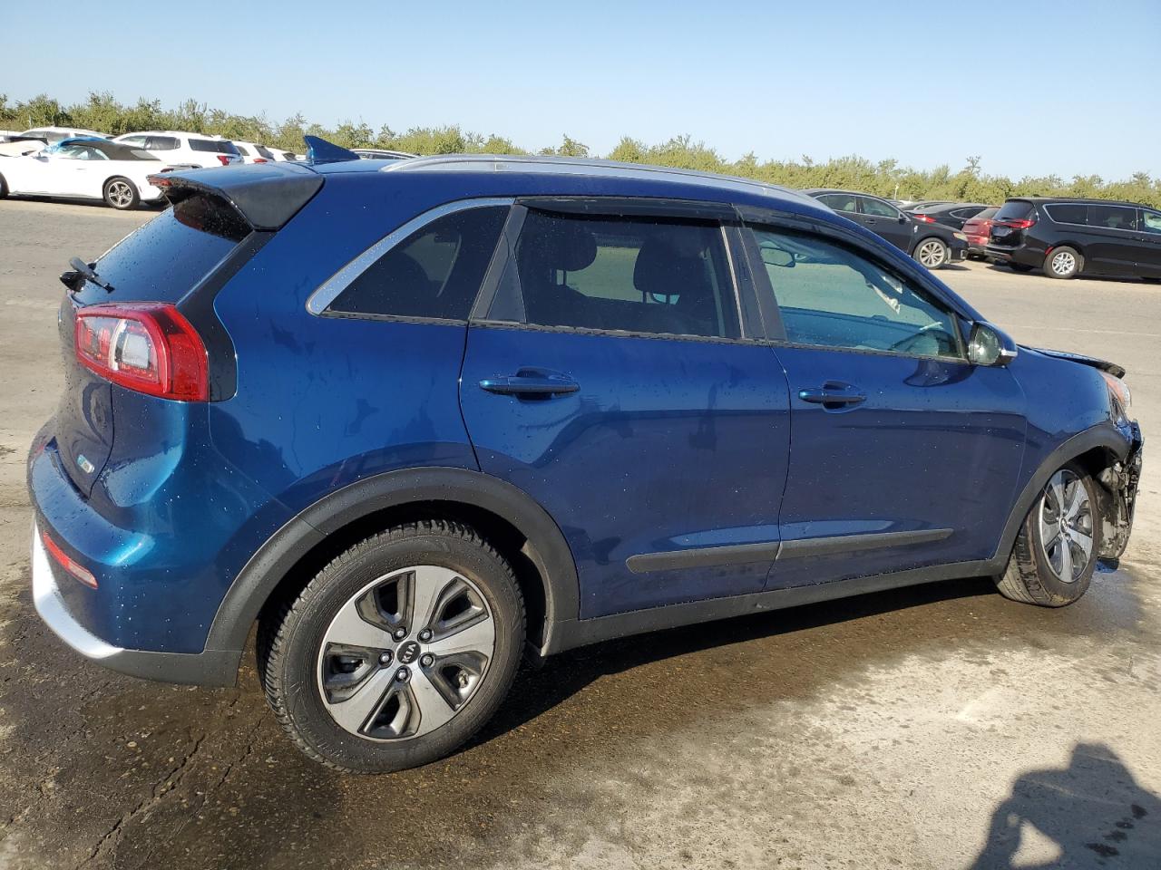 2017 KIA Niro VIN KNDCC3LC6H5042960 Copart auction photo, front end / undercarriage damage thumbnail 3