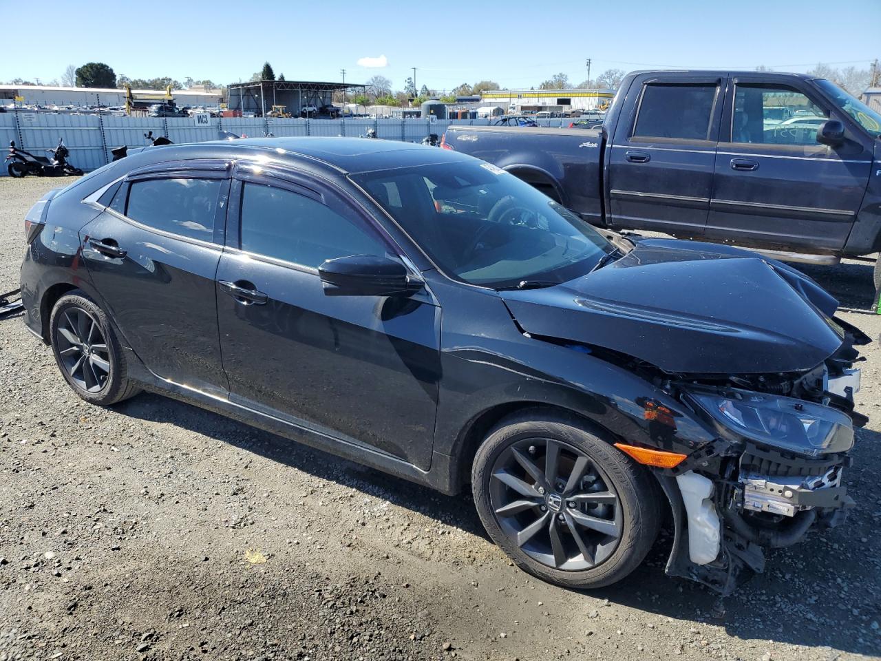 2021 Honda Civic VIN SHHFK7H65MU420770 Copart auction photo, front end / side damage thumbnail 4