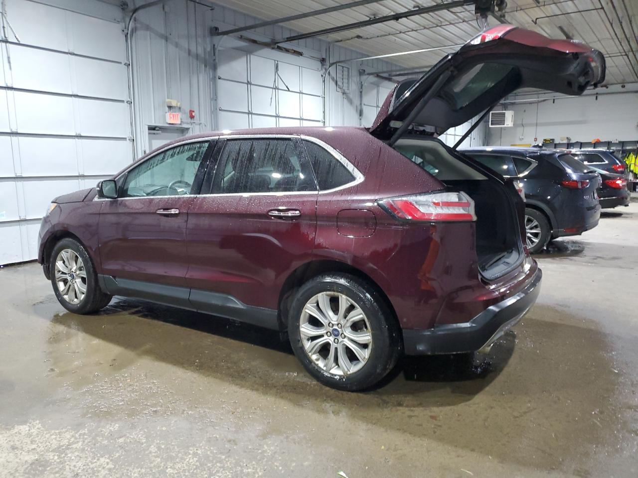 2022 Ford Edge VIN 2FMPK4K99NBA68472 Copart auction photo, front end / minor dent/scratches damage thumbnail 2
