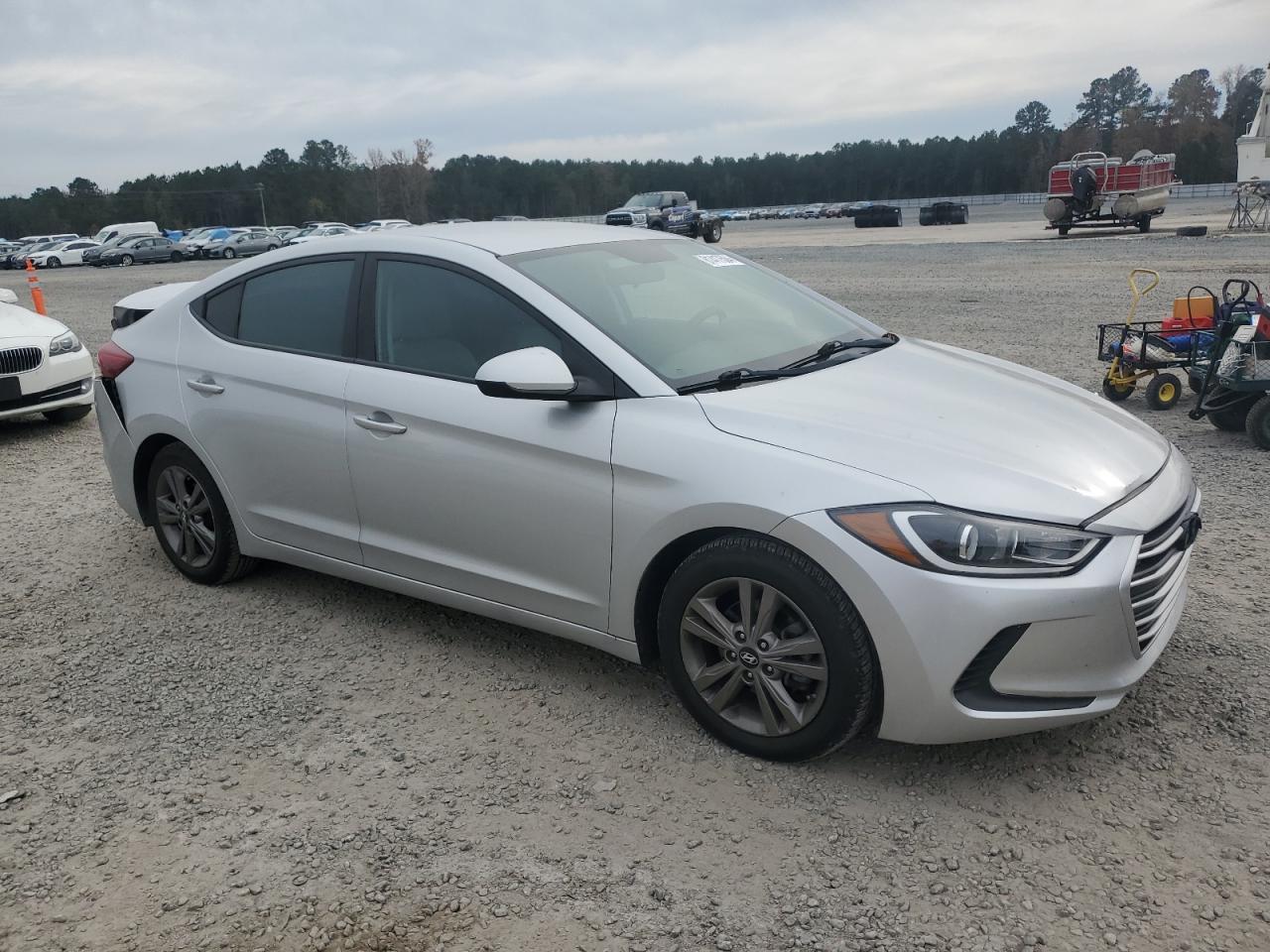 2018 Hyundai Elantra VIN 5NPD84LF2JH365544 Copart auction photo, rear end damage thumbnail 4