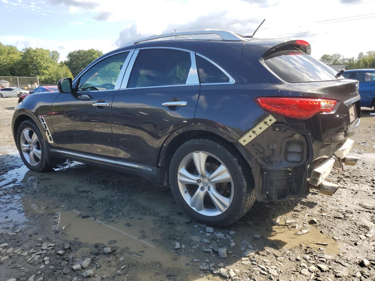 2011 Infiniti FX VIN JN8AS1MW7BM734069 Copart auction photo, rear end damage thumbnail 2