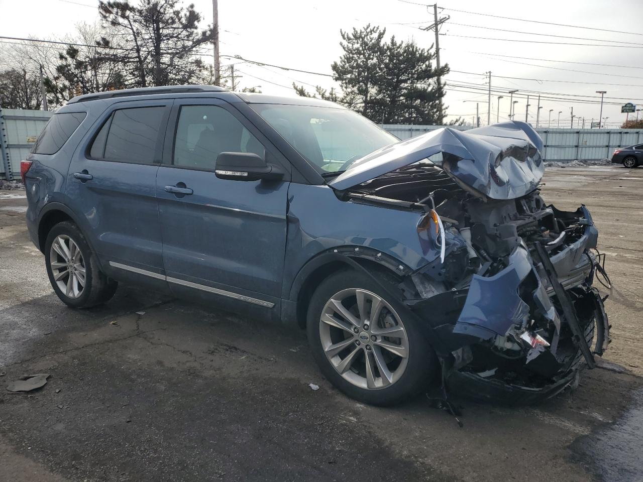 2019 Ford Explorer VIN 1FM5K8D82KGA39225 Copart auction photo, front end damage thumbnail 4