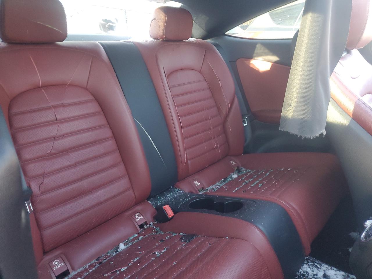 2018 Mercedes-Benz C-klasse VIN WDDWJ4KB6JF756983 Copart auction photo, vandalism damage thumbnail 10