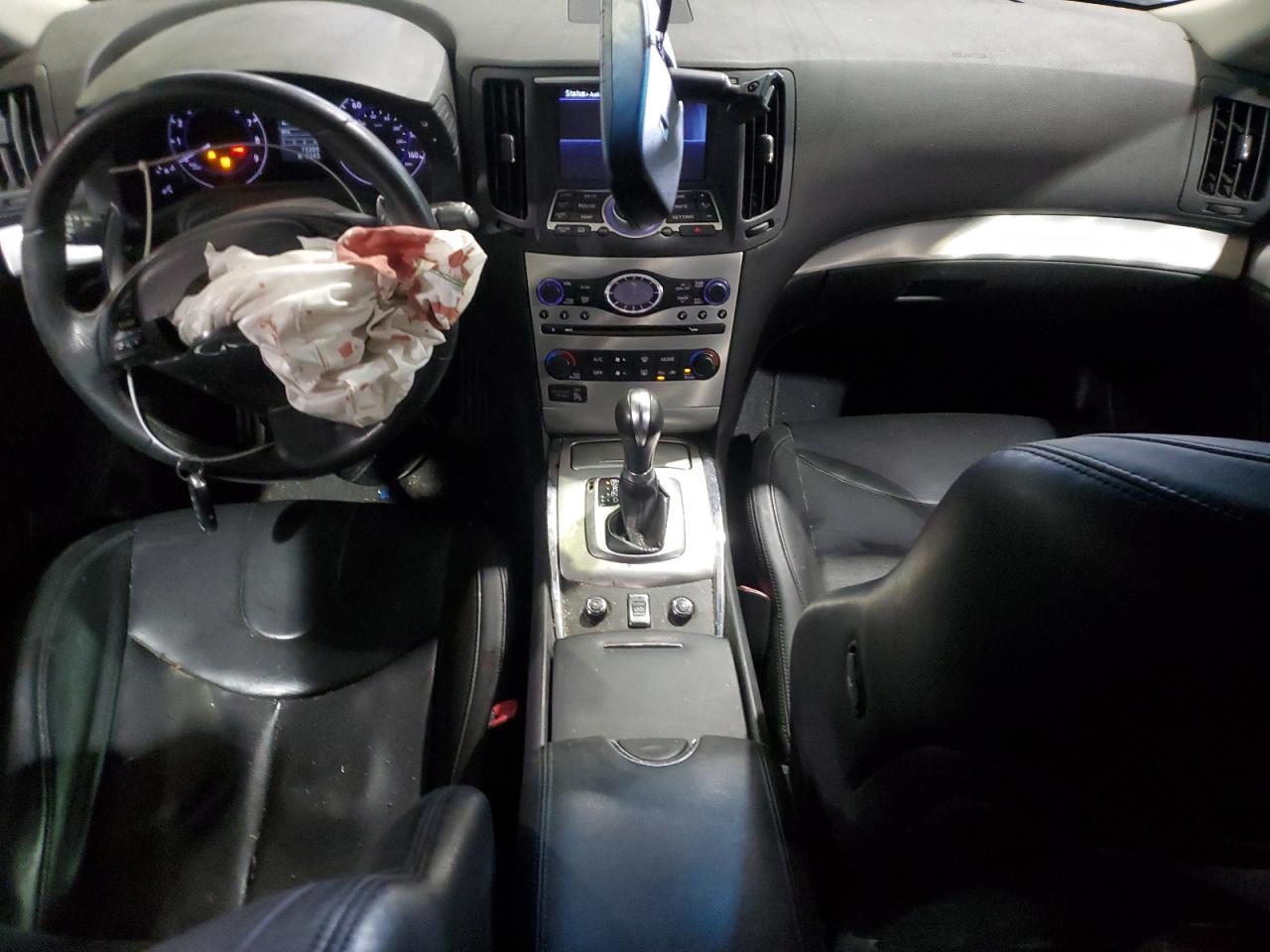 2012 Infiniti G VIN JN1CV6FE0CM200252 Copart auction photo, front end damage thumbnail 8