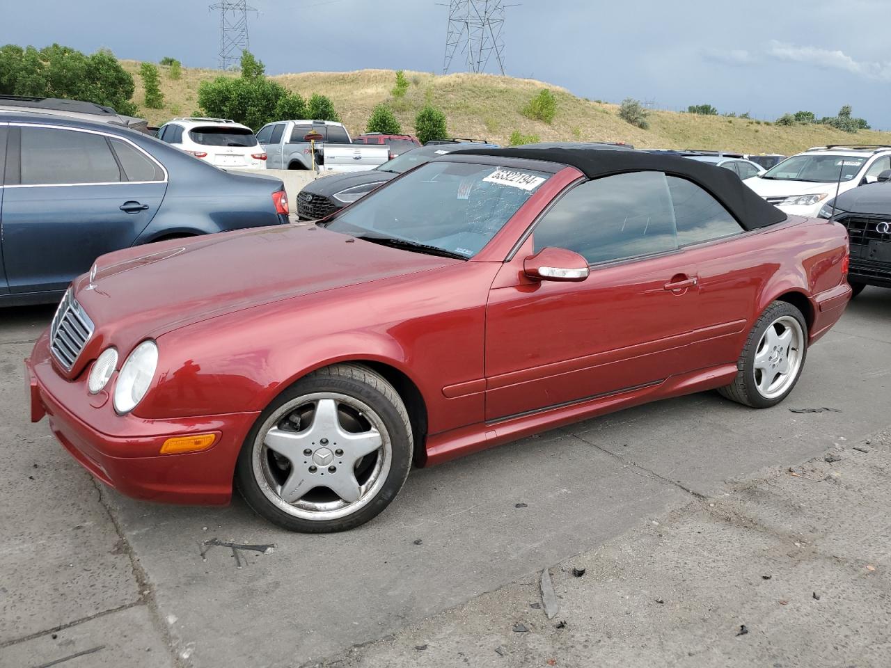2001 Mercedes-Benz CLK-klasse VIN WDBLK70G11T071462