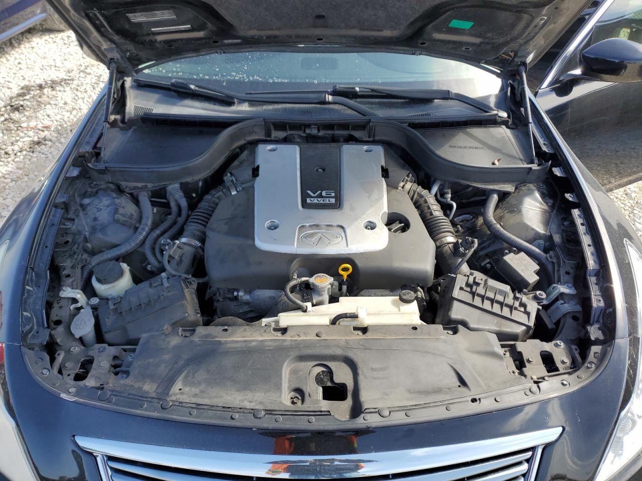 2013 Infiniti G VIN JN1CV6AP9DM722873 Copart auction photo, side / rear end damage thumbnail 11