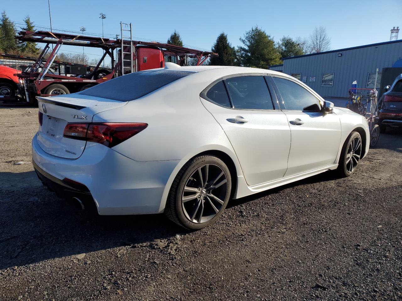 2020 Acura TLX VIN 19UUB3F67LA002109 Copart auction photo, undercarriage / minor dent/scratches damage thumbnail 3