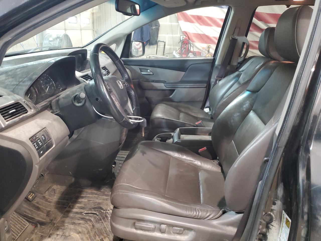 2011 Honda Odyssey VIN 5FNRL5H67BB077473 Copart auction photo, front end / side damage thumbnail 7