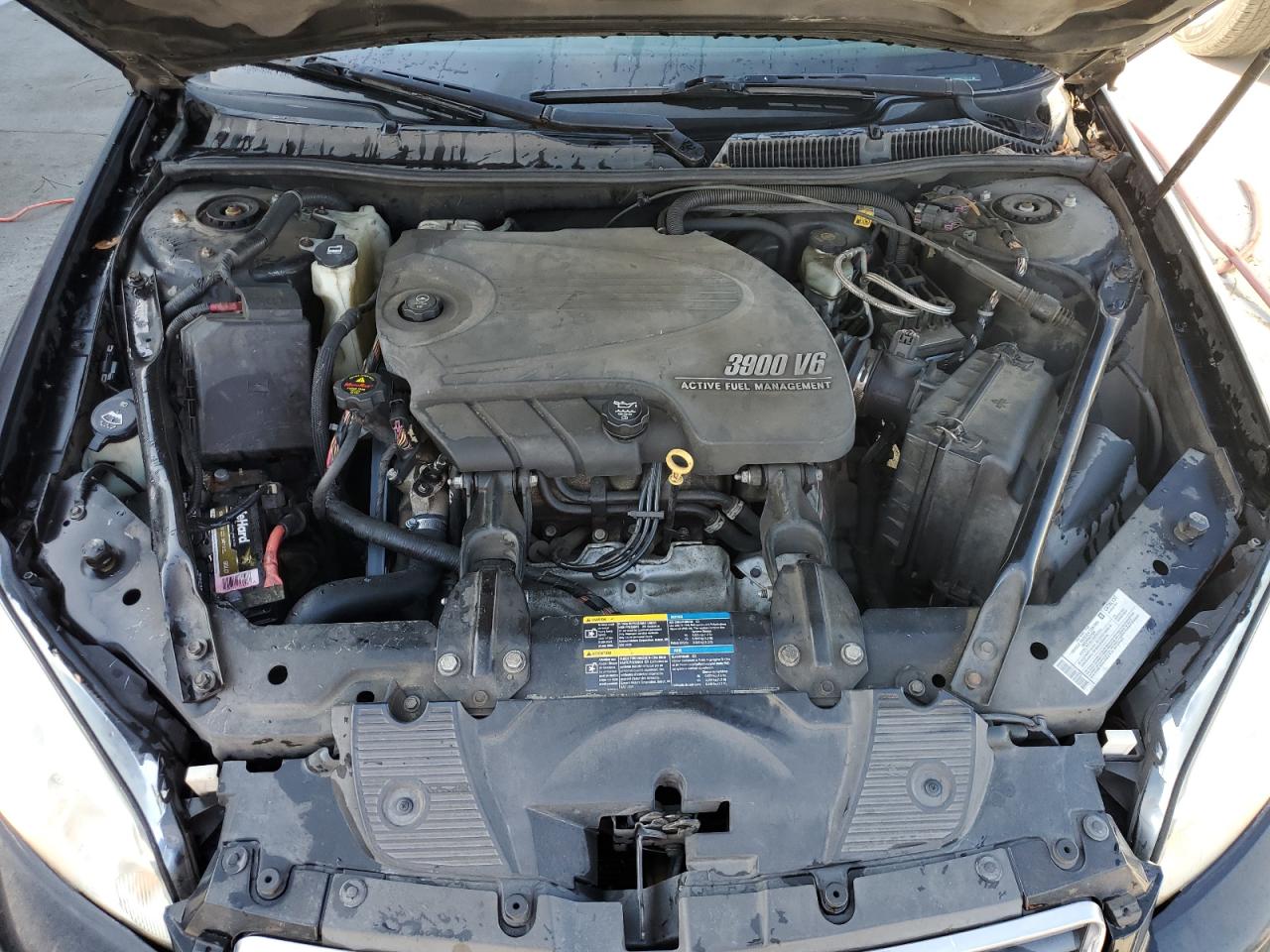 2008 Chevrolet Impala VIN 2G1WU583089173053 Copart auction photo, front end / side damage thumbnail 11
