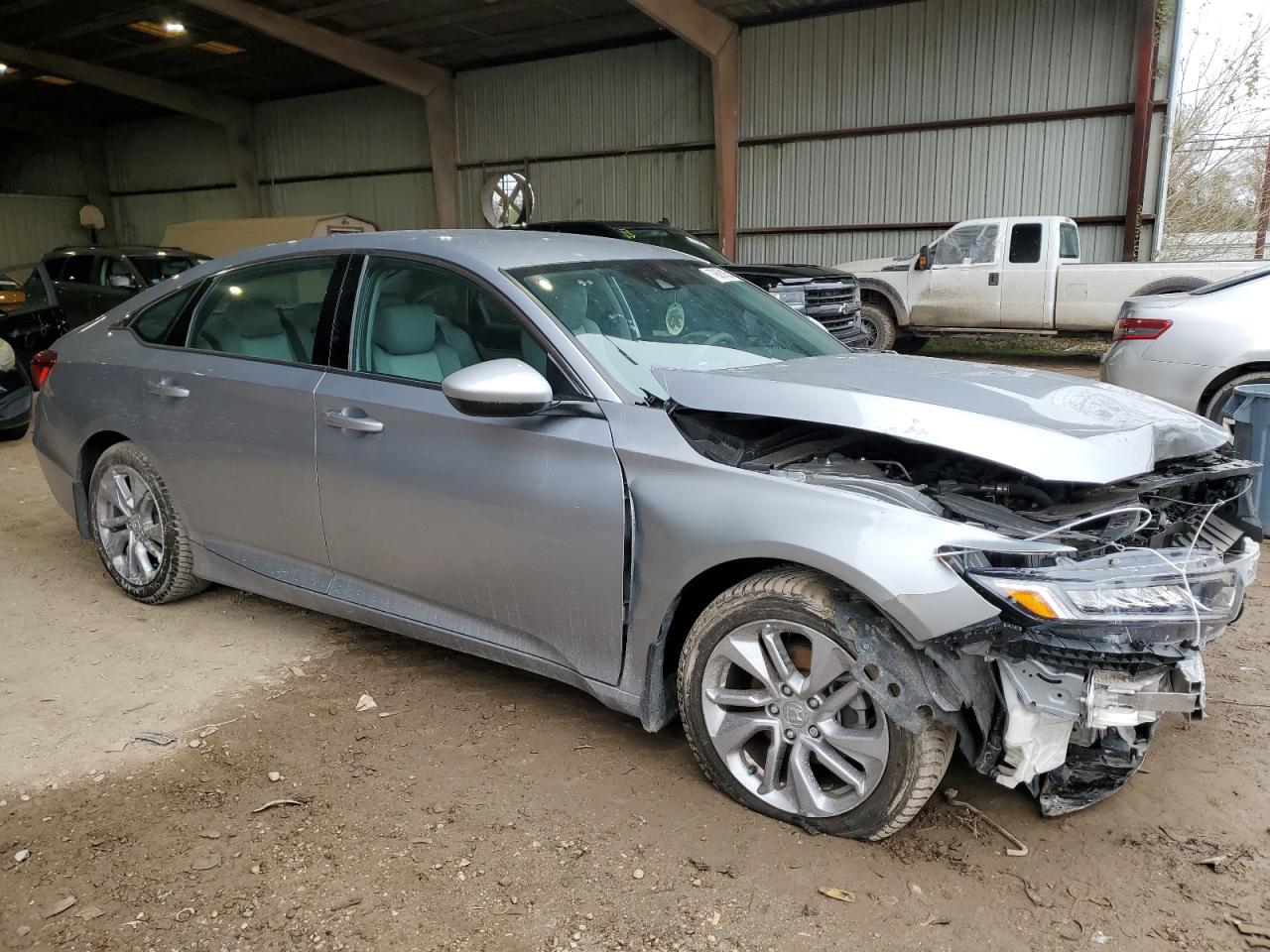 2018 Honda Accord VIN 1HGCV1F19JA181682 Copart auction photo, front end / minor dent/scratches damage thumbnail 4