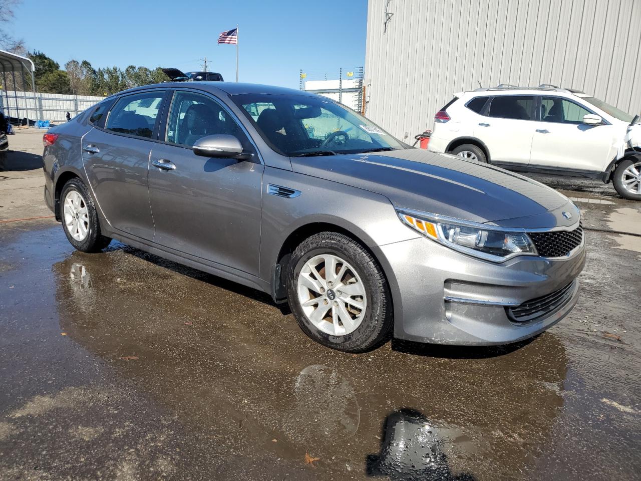 2016 KIA Optima VIN 5XXGT4L37GG114220 Copart auction photo, rear end damage thumbnail 4